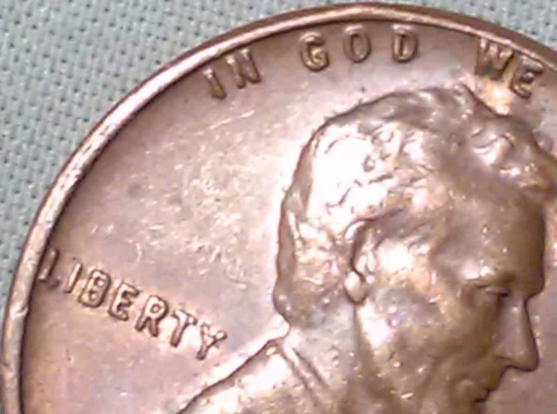 1967-P-Lincoln-Cent-Curved-Clipped-Planchet-Found-CRH!